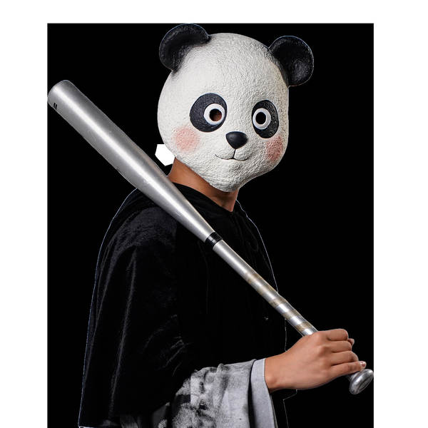 Halloween Crianças Personagens de Animação Vestir-se Panda Flores Máscaras Espetáculo Chapéu Animais Estranhos