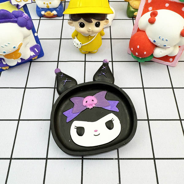 Série de bonecas de creme de lava de prato pequeno, novo e novo, bonecas de erva-de-ferrugem, estilo de gato de gatilho DIY manual