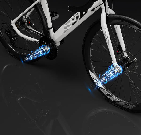 Carro de bicicleta de estrada masculino 700C pneus fina de velocidade de freio placa de freio carro de estrada leve