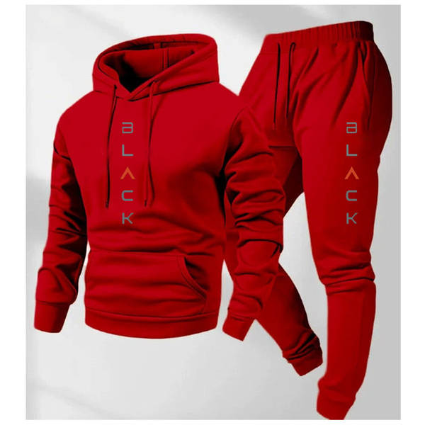 Camiseta de corrida de inverno e calça de corrida de inverno para homens 2 peças