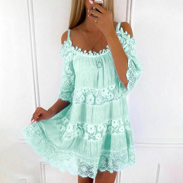 Vestido de princesa amazônica transfronteiriça de estilo europeu e americano vestido de ombro raso vestido de pendura de moda puro vestido de solteiro