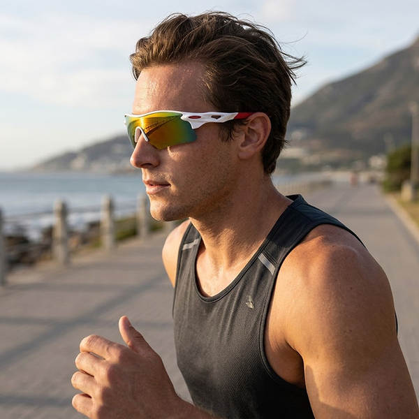 Óculos 009181 óculos de sol para homens e mulheres de corrida ao ar livre