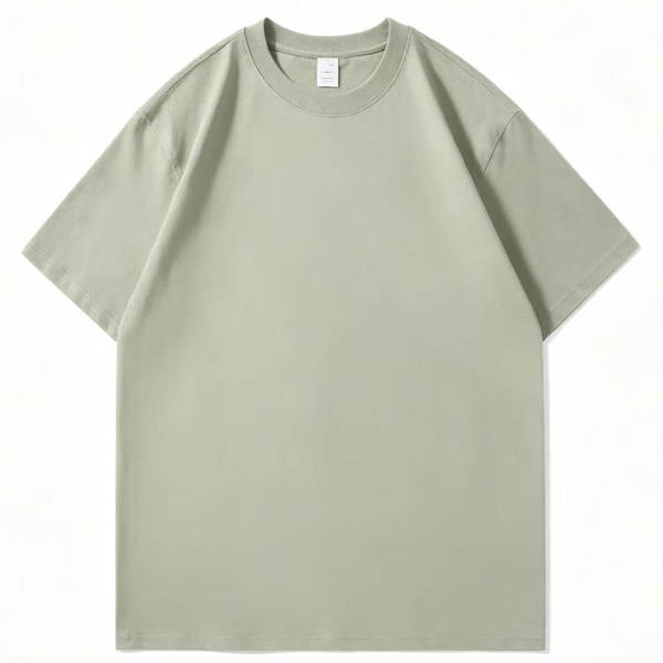 Vestido masculino de verão de 300 gramas de peso de algodão puro T-shirt masculino e feminino T-shirt de mangas curtas fabricante de roupas auto-venda