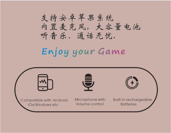 Fabricante de logotipo personalizado transfronteiriço de fones de ouvido Bluetooth de longa duração