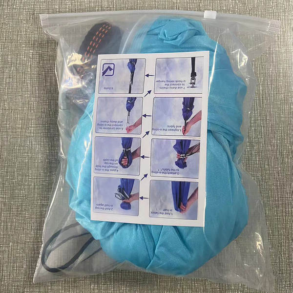 Dupla camada elástica de camas para crianças em casa e fora de casa Yoga de outono no ar Camas de yoga coloridas de tecido elástico de camas fabricante
