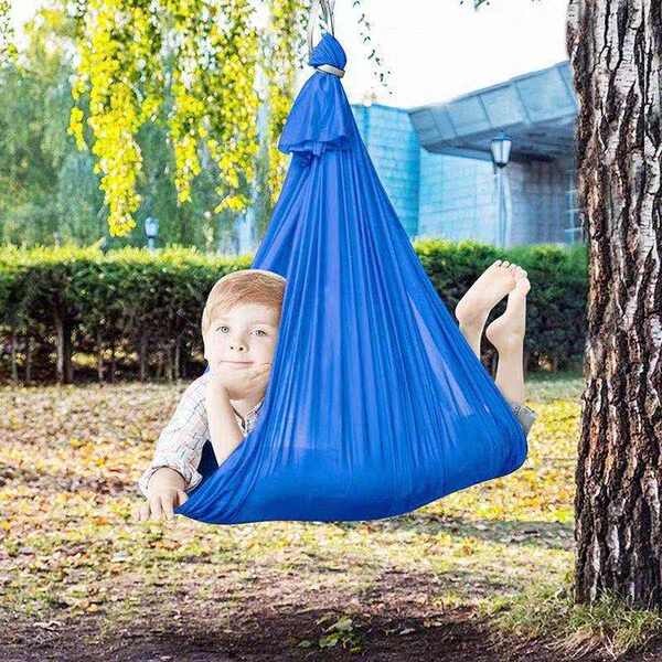 Dupla camada elástica de camas para crianças em casa e fora de casa Yoga de outono no ar Camas de yoga coloridas de tecido elástico de camas fabricante