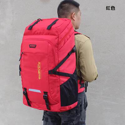 Duas dimensões em grande quantidade de dinheiro clássico de grande capacidade ao ar livre de dois ombros mochila de viagem para estudantes pacote de computador de lazer