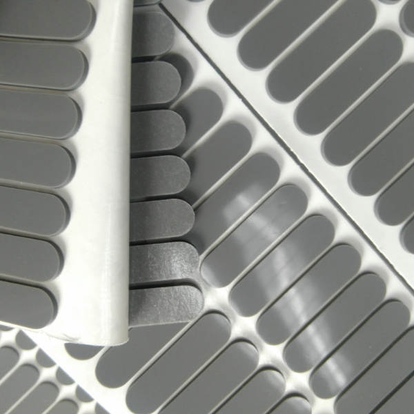 Padrão de computador de silicone de proteção contra deslizamento do telemóvel auto adesivo à prova de água e meio ambiente de alta resistência à temperatura de papelão de papelão de papelão cinza