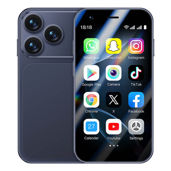 TK mini celular a17mini Android inteligente 3,0 polegadas de tela dupla placa de reposição para estudantes