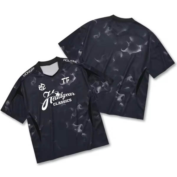 TF personalizado camisa de futebol de rua quadrada super grande design camisa de futebol de alta qualidade
