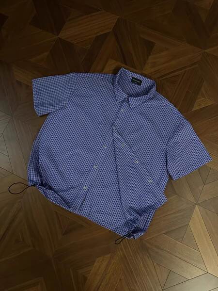 Transfronteiras de colheita manual royal bluegrass camisa curta curta curta curta estereótica camisa t-shirt