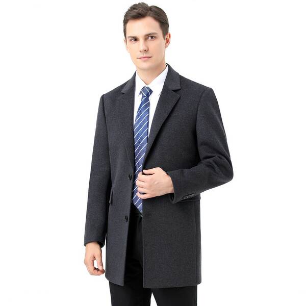 Casaco de lã masculino