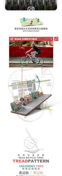 Pneus para bicicletas 700*23 25 28 32 35 38C de toda a série de carros de estrada