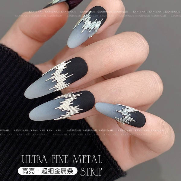Jóias de metal ultra-finas rede vermelha nocturno barbearia flash refletor barbear unhas de prata alta decoração