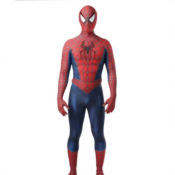 Remitoni, o Homem-Aranha de Halloween, tem roupas de personagens animadas.