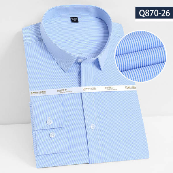 Camisa de bambu masculina longa manga