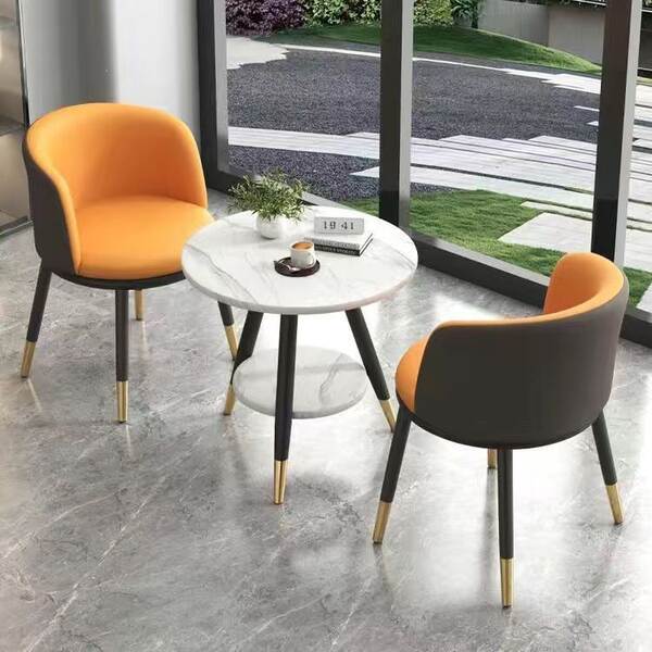 Balcão Cadeiras de mesa de lazer Red Red Red simples barato moda cadeira de vento nórdica cadeira de mesa moderna combinação kit transfronteiriço