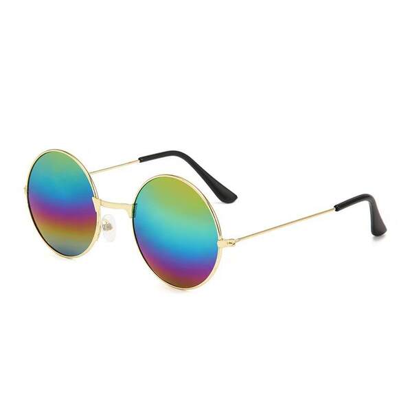Novo modelo de óculos de sol redondos coloridos para óculos de sol marinho