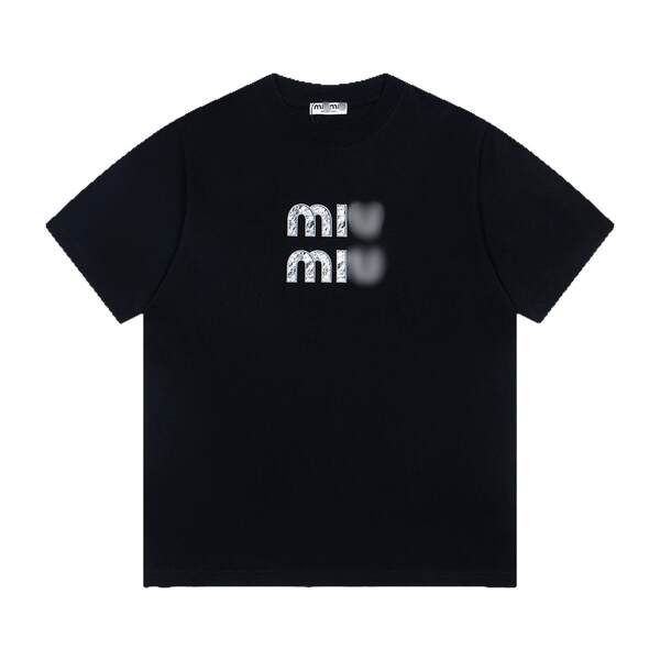 Camisa curta de manga com estampa de letra