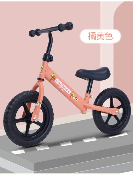 Carro de equilíbrio para crianças sem pé 2-7 anos 14 polegadas Crianças de bicicleta de equilíbrio Carro de equilíbrio para crianças