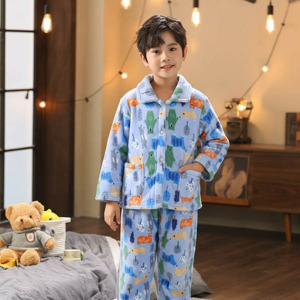 Pijama de flanela para criança