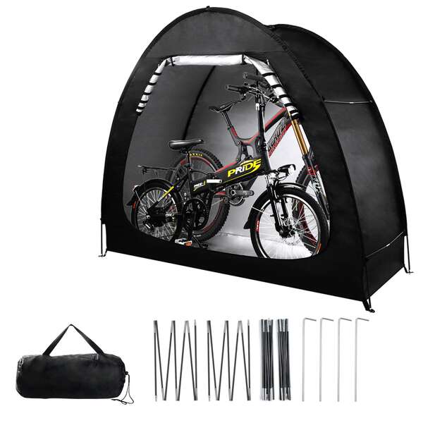 Fabricante atacado armazenamento ao ar livre estacionamento tendas de carro de montanha grande espaço dobrável tendas de bicicletas portáteis ao ar livre