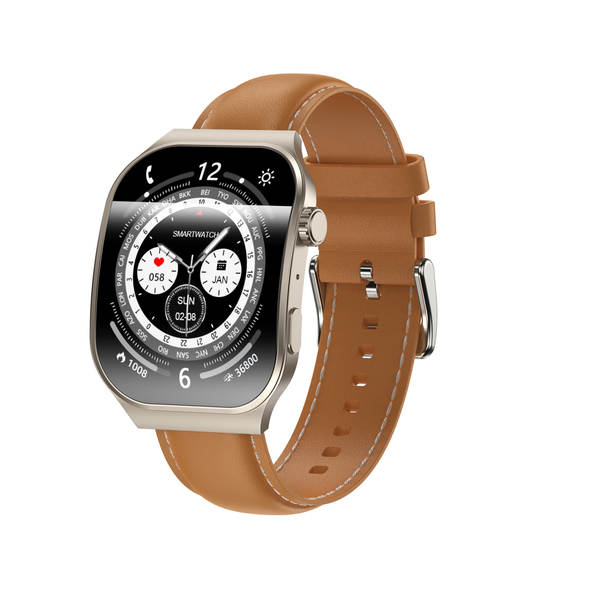 Relógio inteligente watch4pro de alta definição 2.01 tela curva Bluetooth chamadas frequência cardíaca monitoramento de oxigênio