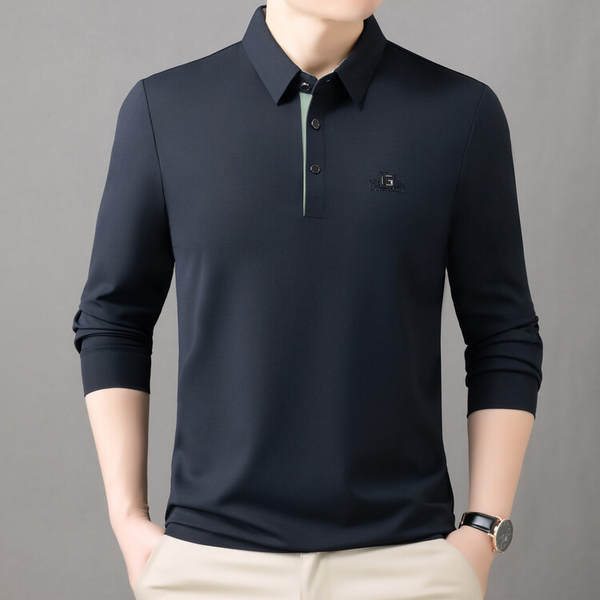 Camiseta Polo Manga Longa Masculina
