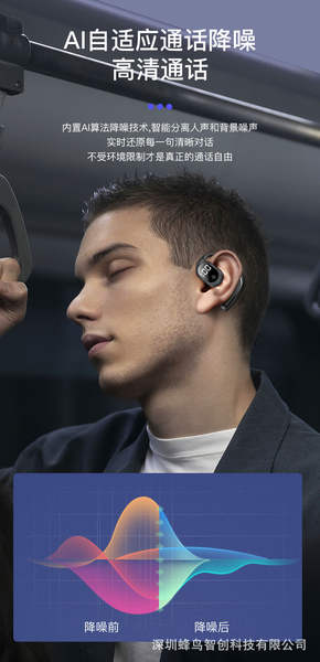 Novos fones de ouvido sem fio Bluetooth de alta potência com duração ultra-longa 5.3 sem fones de ouvido