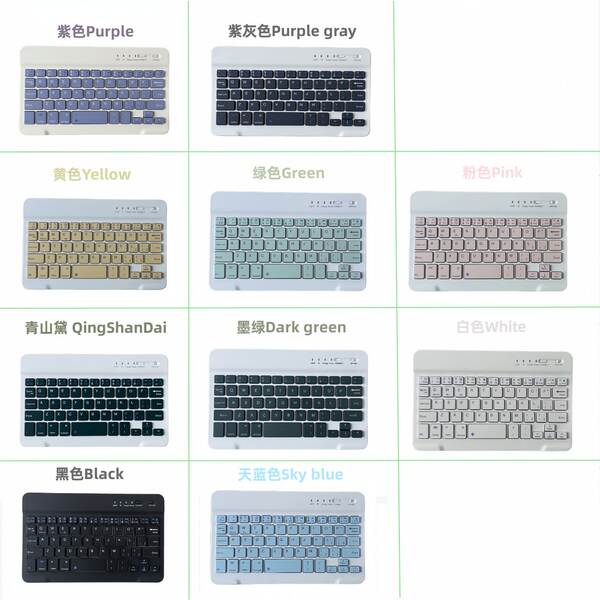 Bluetooth teclado celular tablet computador portátil universal teclado sem fio mouse kit para iPad Huawei Mi