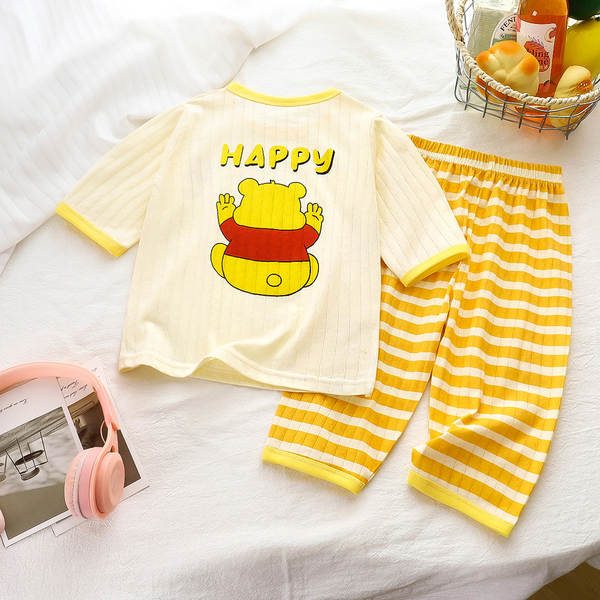 Conjunto de Pijama Infantil de Algodão