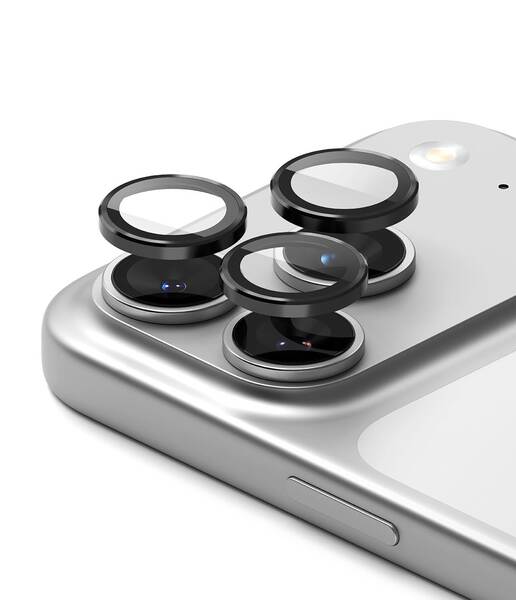 Filme de vidro estilizado para iPhone 17 Pro Max, proteção de tela de alumínio com 1 pedaço