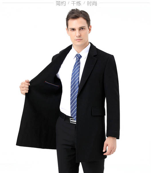 Casaco de lã masculino