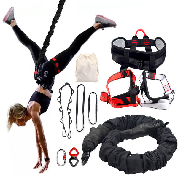 Interior vibrante vibrante com o equipamento suspensivo do Bungee College Air Yoga Corda Elástica Yoga Training Hall
