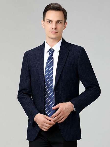 Terno de lã masculino outono inverno