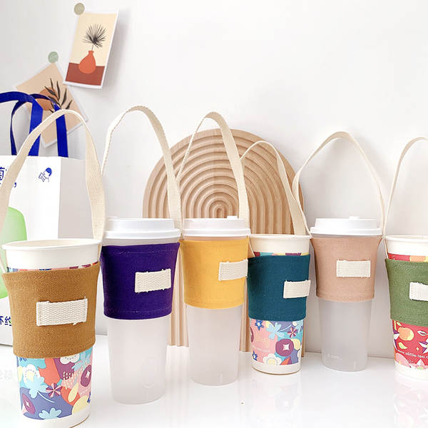 Bolsa de Tecido para Copos de Café