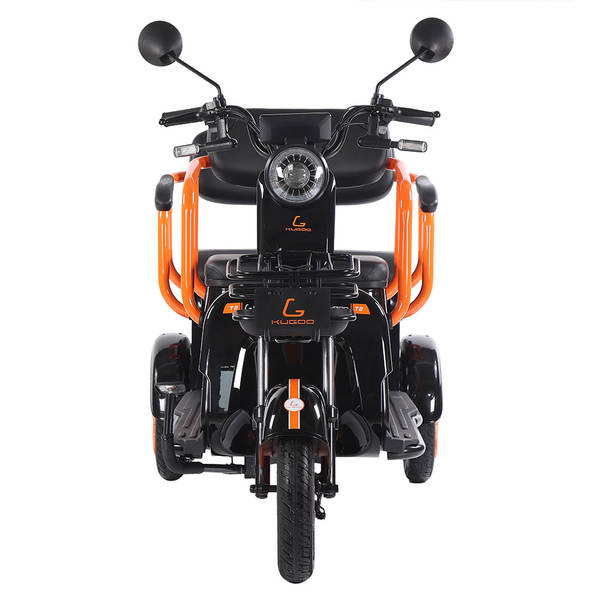 KUGOO T2 triciclo elétrico 500W 60V 60KM faixa de rodagem motorizada triciclo 3 rodas