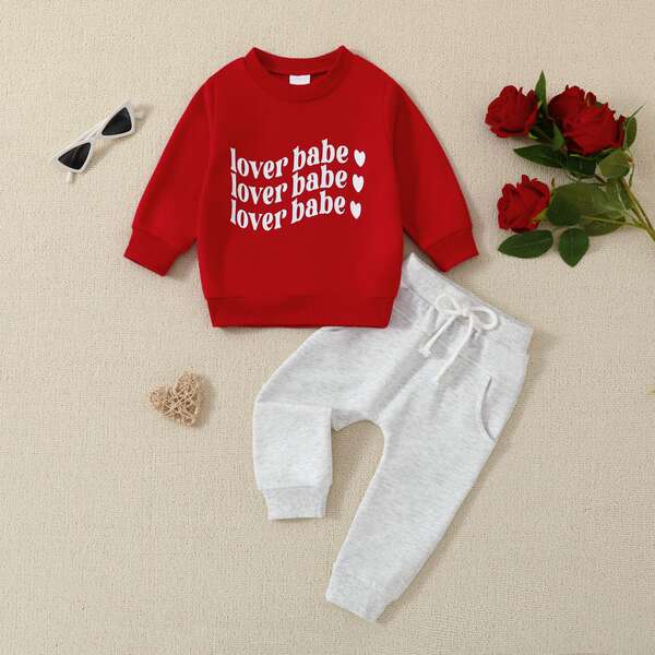 Conjunto de moletom infantil