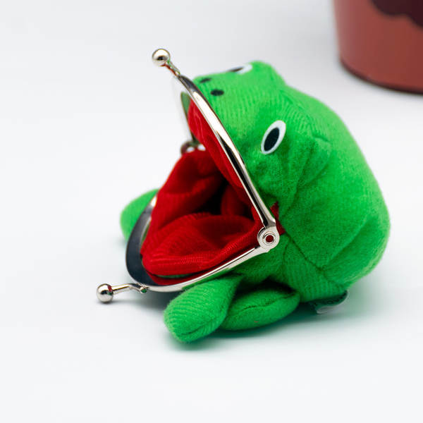 Bolsa de Dinheiro de Sapo Animado
