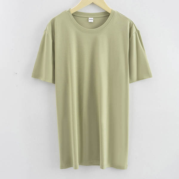 Camiseta masculina de algodão branca