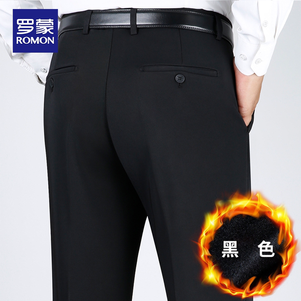 Calça de lã masculina