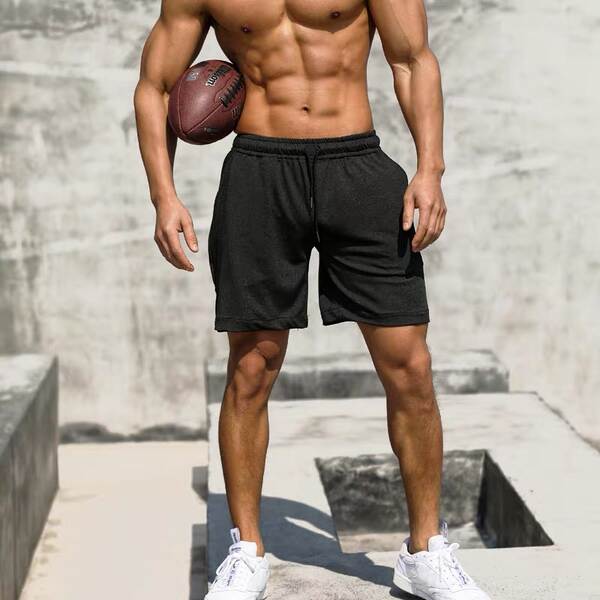 Calças de esporte masculino corrida ginástica rápida suíte relaxante verão relaxante treino de basquete areia três cinco calças