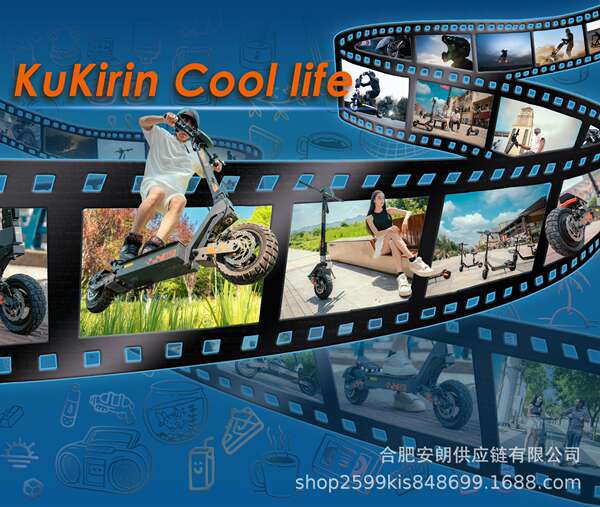 Kukirin Cool Kirin G2 pneus grandes de alto desempenho Três em um skateboard elétrico dobrável em garrafas