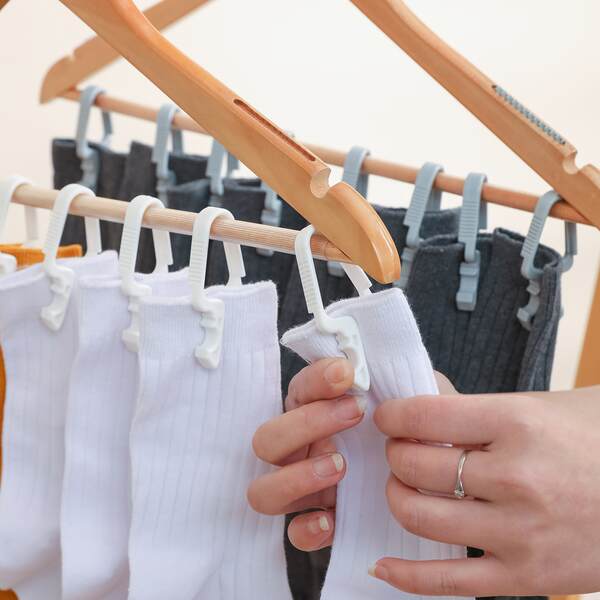 Prego de plástico para secar roupas