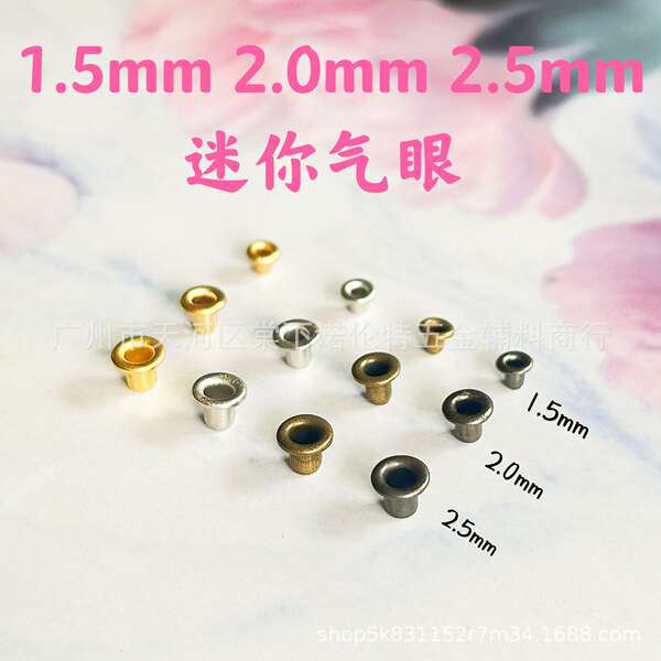 1.5mm2.0mm2.5mm olho de galinha mini olho ultra mini bjd boneca botas DIY boneca para acessórios