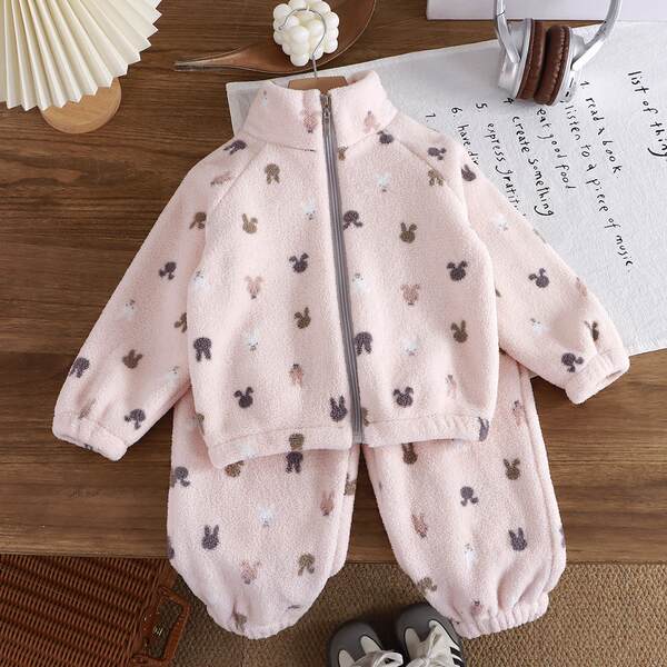 Conjunto de pijama infantil aquecido