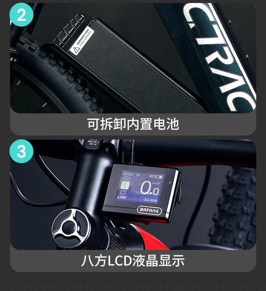 Motocicletas elétricas de fibra de carbono EM10 com motores intermediários de oito lados 560