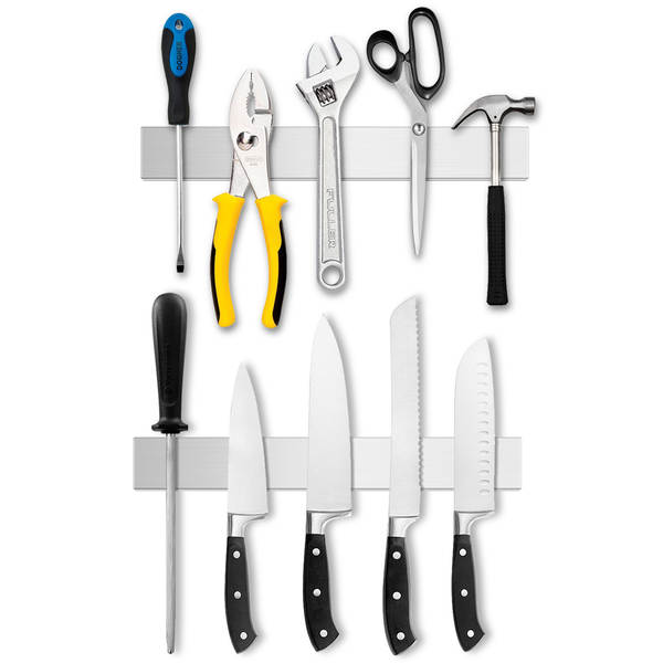 Suporte Magnético para Facas de Aço Inox