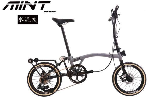 MINT Pequenas Bicicletas Foldáveis de 16 polegadas para Homens e Mulheres de 9 Velocidades Foldáveis