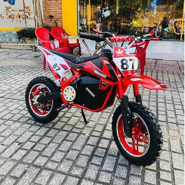 Crianças elétricas KTM off-road 36V500W motocicleta mini todo o terreno 10 polegadas grandes rodas 2 rodas mountain bike